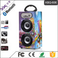 BBQ KBQ-606 Date Audio Musique Mini Portable En Bois Bluetooth Haut-Parleur vs Marquee Lumières et TF / USB / Radio FM